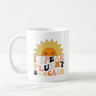Caneca De Café Falo Fluente Em Sarcasmo Humor