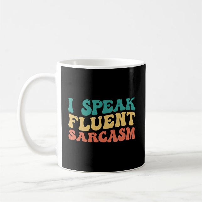 Caneca De Café Falo Sarcasmo Fluente (Esquerda)