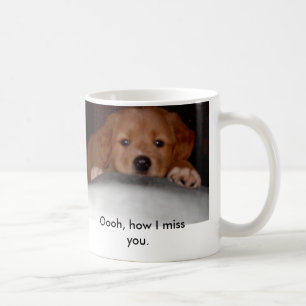 Caneca De Café Faltando o filhote de cachorro