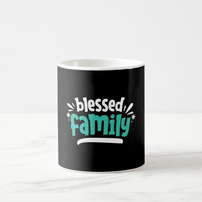 Caneca De Café Família Abençoada (Centro)