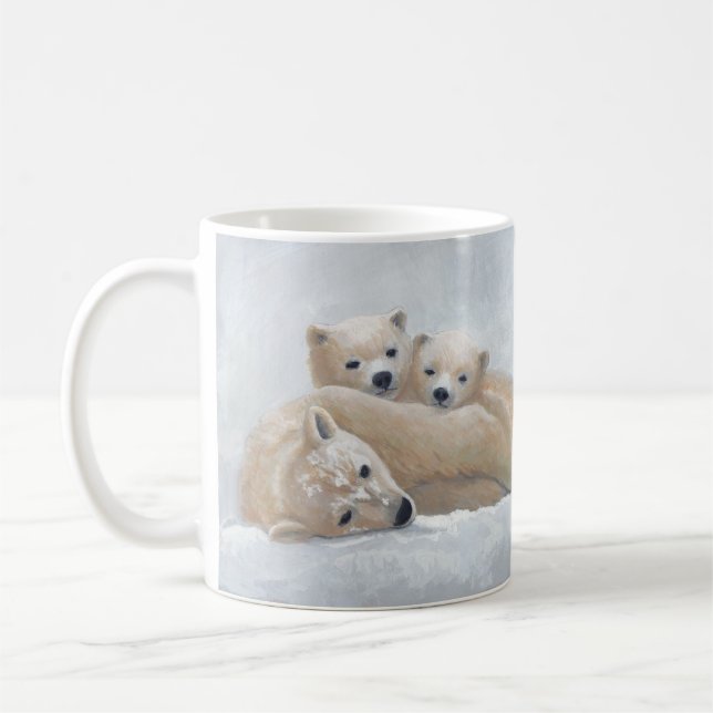 Caneca De Café Família Ártico (Esquerda)