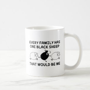 Caneca De Café Família Black Sheep