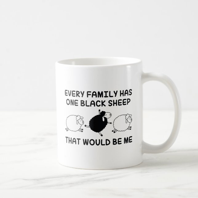 Caneca De Café Família Black Sheep (Direita)