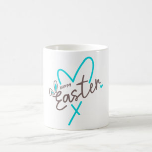 Caneca De Café Família Combinando Feliz Páscoa