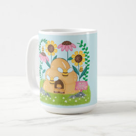 Caneca De Café Família de Abelhas Melíferas