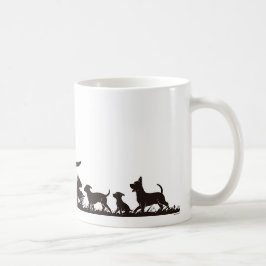 Caneca De Café Família de cães 10