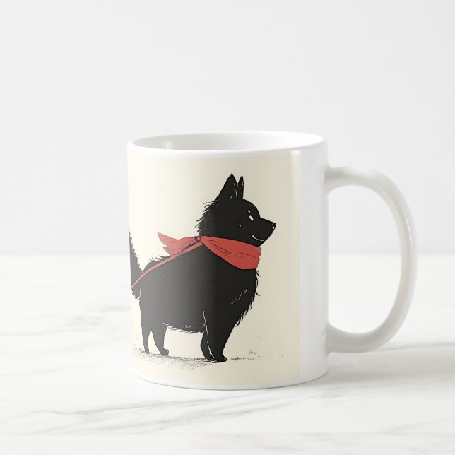Caneca De Café Família de cães 11 (Direita)