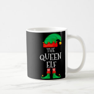 Caneca De Café Família de Elfo Engraçada Natal A Rainha Elfo Suét