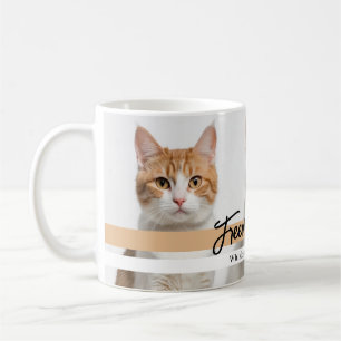 Caneca De Café Família de Fotos de Cat Personalizada e Bonita