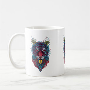 Caneca De Café Família de leões