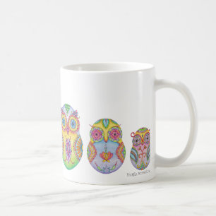 Caneca De Café Família de "Owlushka"