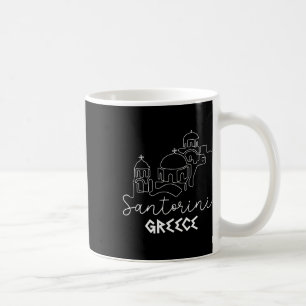 Caneca De Café Família de Verão de Destino da Grécia de Santorini