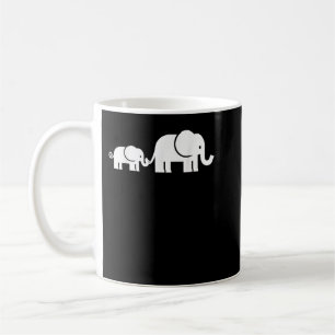 Caneca De Café Família elefante