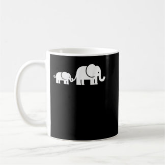 Caneca De Café Família elefante