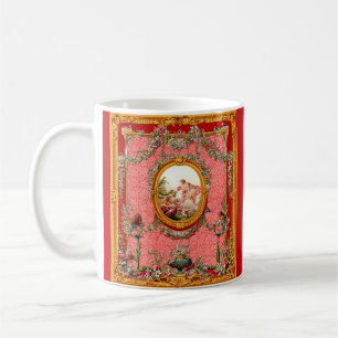 Caneca De Café família feliz do impressão barroco do século XV