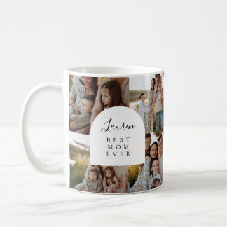 Caneca De Café Família Mug Fotografia Moderna Melhor Mãe Nunca Mu