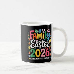Caneca De Café Família Páscoa 2026 Esquadrão Combinante Coelhinho
