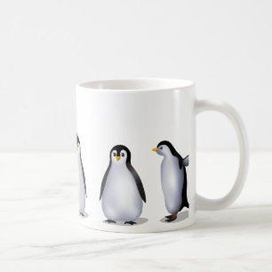Caneca De Café Família Penguin