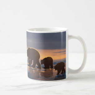 Caneca De Café Família Polar Bear