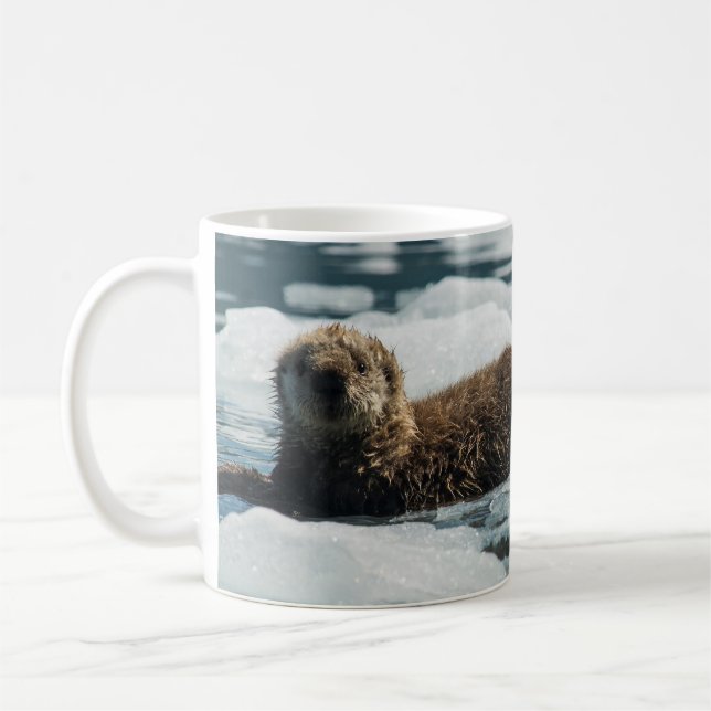 Caneca De Café Família Sea Otter (Esquerda)