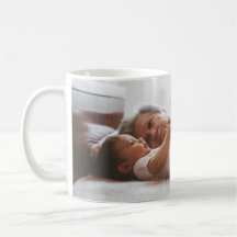 Família Sweet Smile Recém-Nascido Foto de Bebê Mug