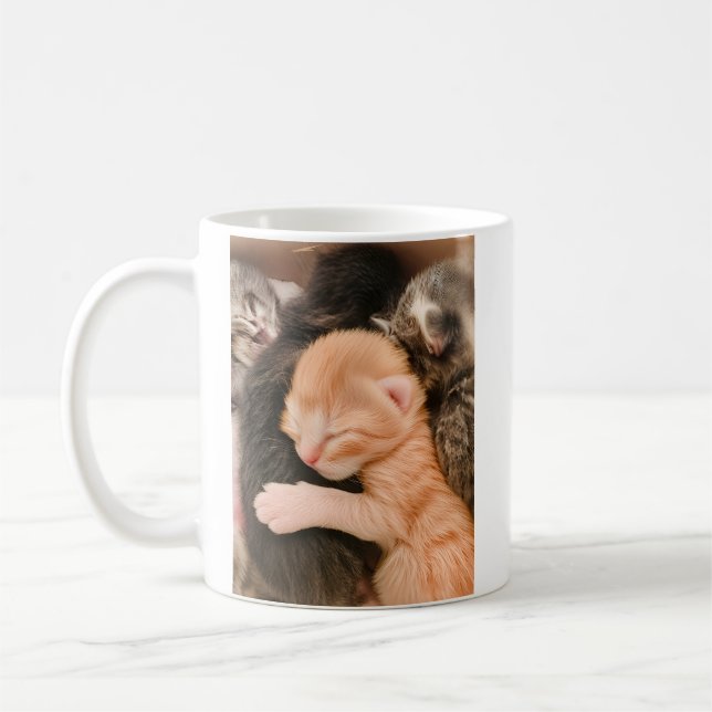 Caneca De Café Family Is Everything, Kitten Coffee Mug (Esquerda)