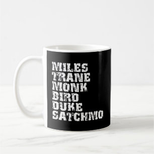 Caneca De Café Famoso Jazz Miles Coltrane Monk Parker Ellington L