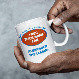 Caneca De Café Fan Blue Orange - Equipe Americana de Futebol