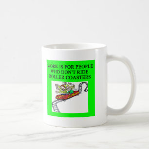 Caneca De Café fanático da montanha russa