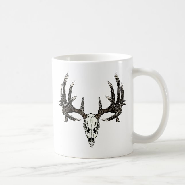 Caneca De Café Fanfarrão do Whitetail do troféu (Direita)