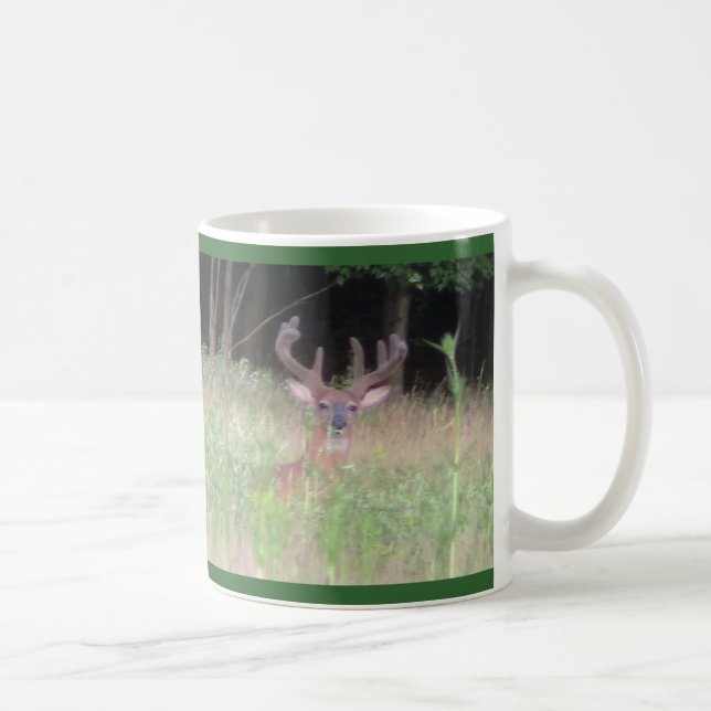 Caneca De Café Fanfarrão dos cervos de Whitetail (Direita)