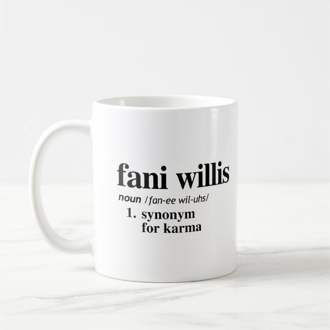 Caneca De Café Fani Willis Definition (Esquerda)