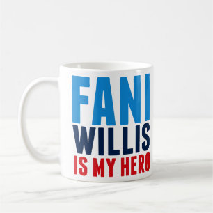 Caneca De Café Fani Willis é o meu Herói