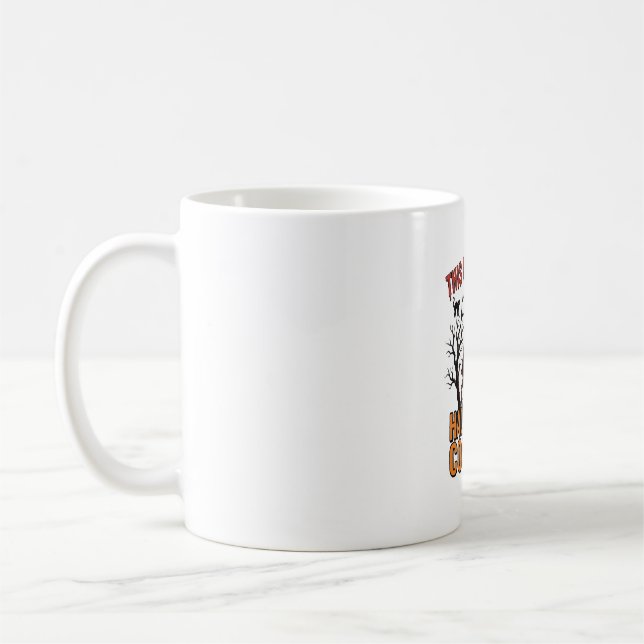 Caneca De Café Fantasia Assustadora de Halloween Casa Assombrada  (Esquerda)