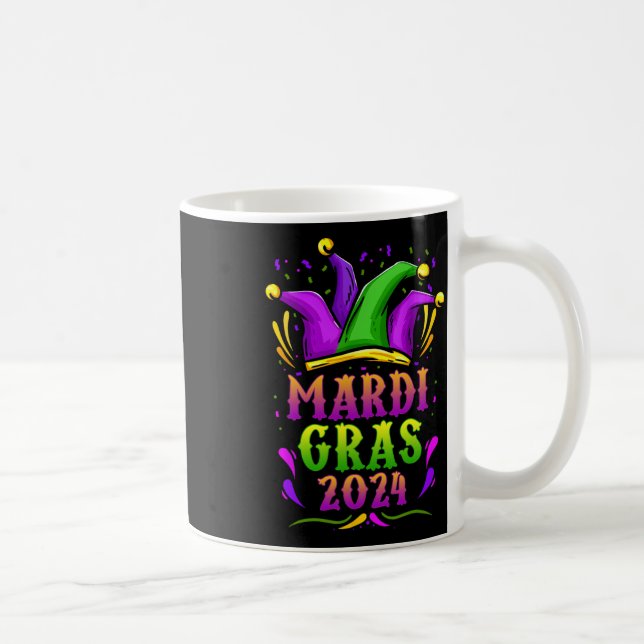 Caneca De Café Fantasia de Bobo do Carnaval para Crianças Meninas (Direita)