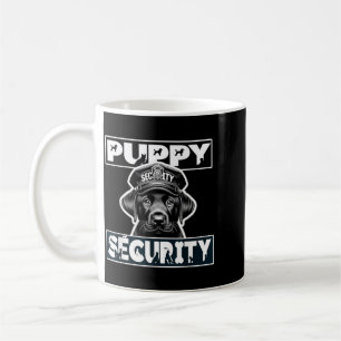 Caneca De Café Fantasia de Cachorro de Segurança Labrador Preto
