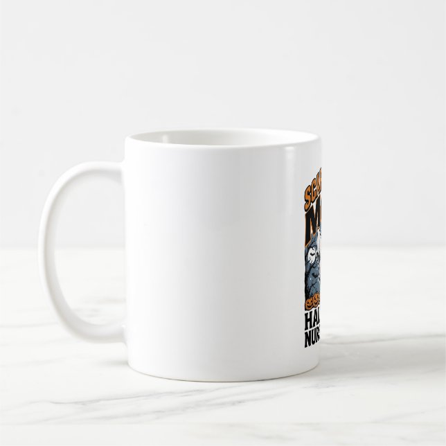 Caneca De Café Fantasia de Enfermeira Assustadora Camisa de Enfer (Esquerda)