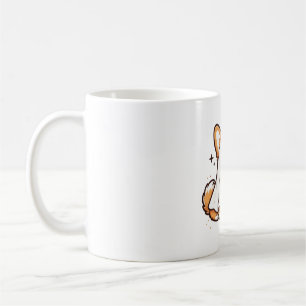 Caneca De Café Fantasia de Fantasma de Corgi Arte de Pet Hallowee