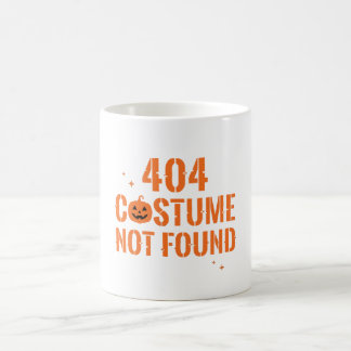 Caneca De Café Fantasia de Halloween 404 Não Encontrada