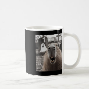 Caneca De Café Fantasia de Halloween de Fantasma de Capivara Engr