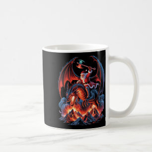 Caneca De Café Fantasia de Natal Ec - Mmo Santa Místico Montando 
