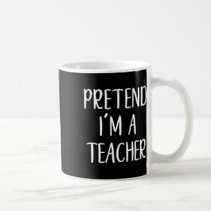 Caneca De Café Fantasia de professora fingida Halloween engraçado