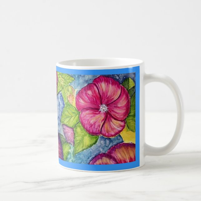 Caneca De Café Fantasia do hibiscus (Direita)