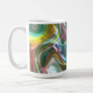 Caneca De Café Fantasia Fluida Opala Solar