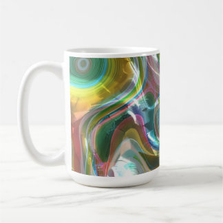 Caneca De Café Fantasia Fluida Opala Solar