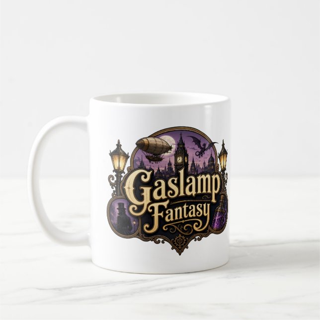 Caneca De Café Fantasia Gaslamp (Esquerda)