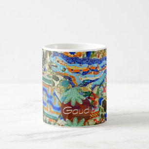 Caneca De Café Fantasia. Gaudi. Imagem 1