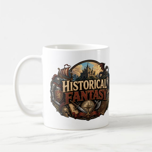 Caneca De Café Fantasia Histórica (Esquerda)