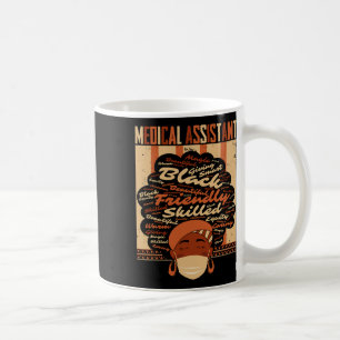 Caneca De Café Fantasia Médica de Istambul, Mulher Afro, Brisada