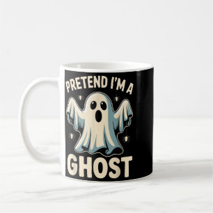 Caneca De Café Fantasiar Um Fantasma Fantasia De Halloween Pregui